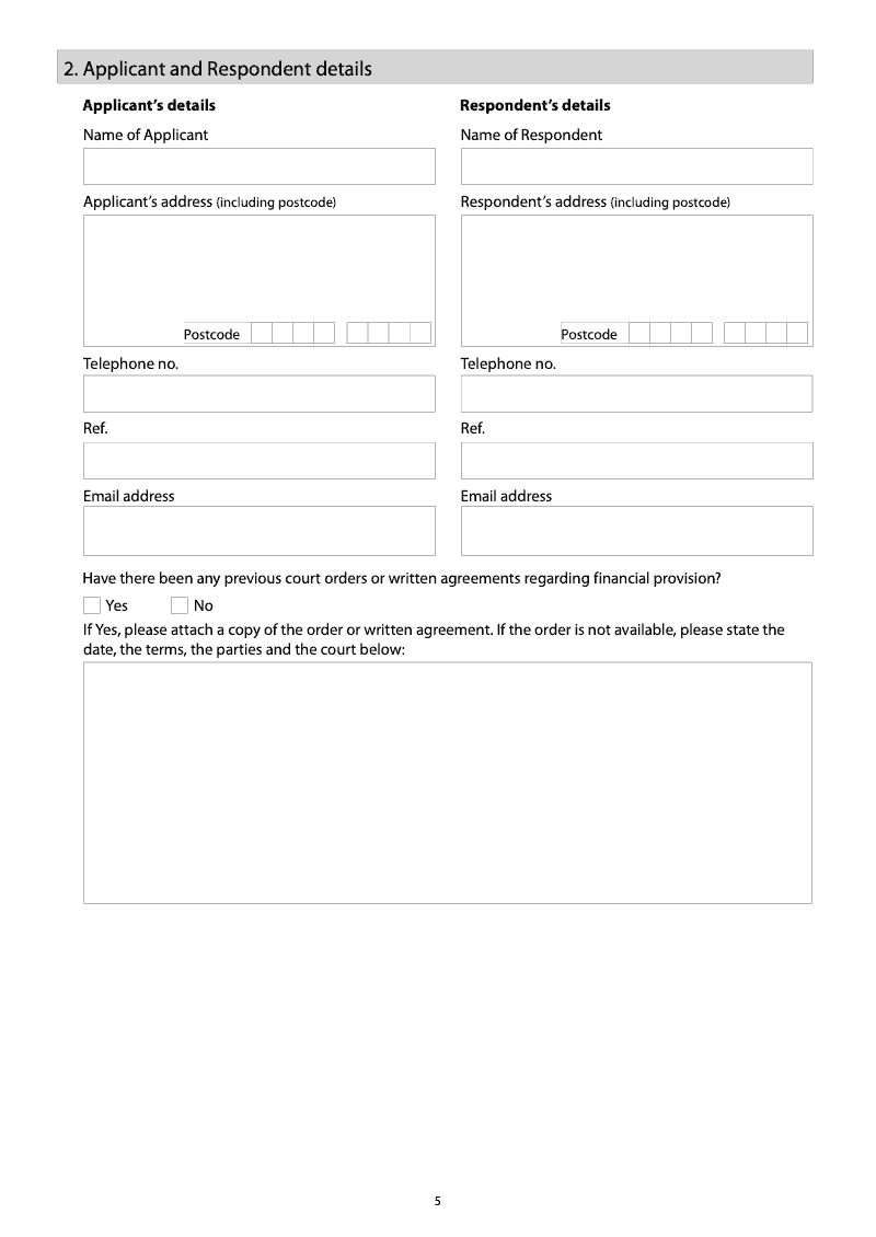 Form A1 Notice of [intention to proceed with] an application for a ...